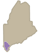 Maine beaches region